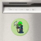 Aimant Illustration de la faucheuse souriante Déplaisant  (In Situ (Lave-vaisselle))