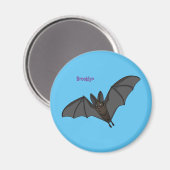 Aimant Illustration de la grande chauve-souris vampire (Recto/Verso)