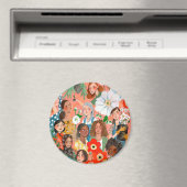 Aimant Illustration de la Journée internationale de la fe (In Situ (Lave-vaisselle))