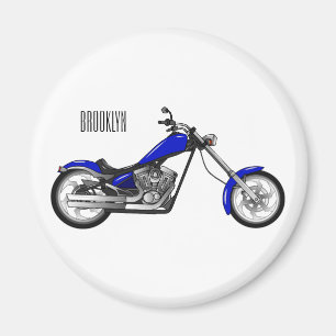 Aimant Illustration de la moto à hélico