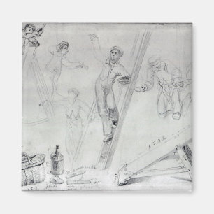 Aimant Illustration de la peinture et de la décoration