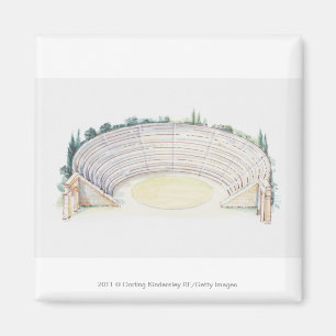 Aimant Illustration de l'amphithéâtre romain