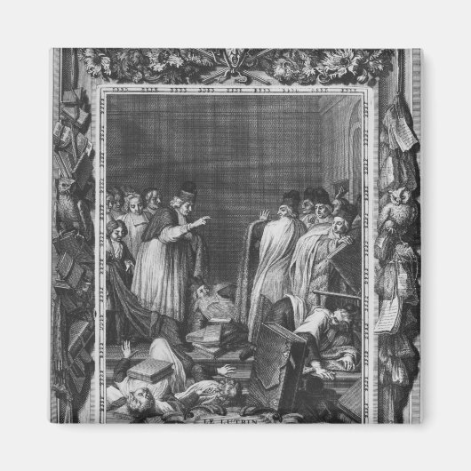 Aimant Illustration de "Le Lutrin" par Nicolas (Devant)