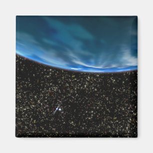 Aimant Illustration de l'horizon de la terre