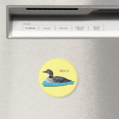 Aimant Illustration de Loon bird (In Situ (Lave-vaisselle))