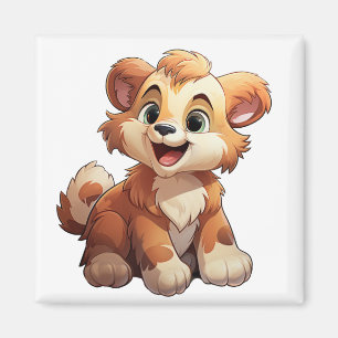 Aimant Illustration de l'ours de dessin