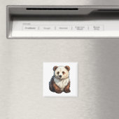 Aimant Illustration de l'ours de dessin (In Situ (Lave-vaisselle))