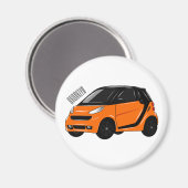 Aimant Illustration de micro-voiture (Recto/Verso)