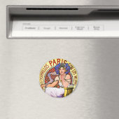 Aimant Illustration de Mucha Art Nouveau (In Situ (Lave-vaisselle))