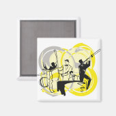Aimant illustration de musique classique (Recto/Verso)