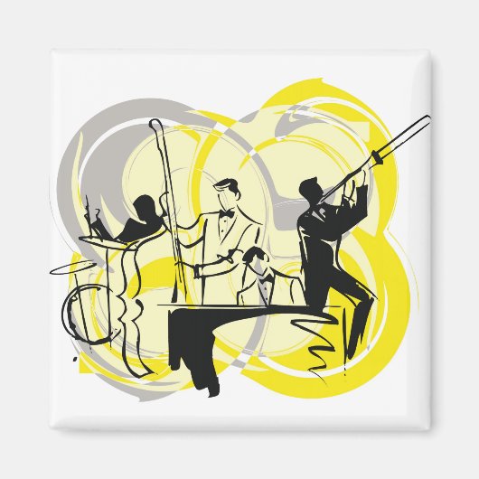 Aimant illustration de musique classique (Devant)