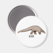 Aimant Illustration de Pangolin (Recto/Verso)