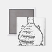 Aimant Illustration de 'Pantagruel' (Recto/Verso)