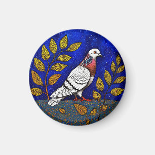 Aimant Illustration de pigeon