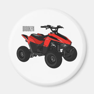 Aimant Illustration de Quad bike atv