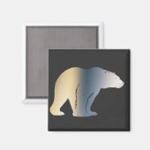 Aimant Illustration de silhouette de faune de nature d'ou (Recto/Verso)