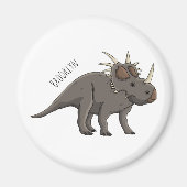 Aimant Illustration de Styracosaurus (Devant)