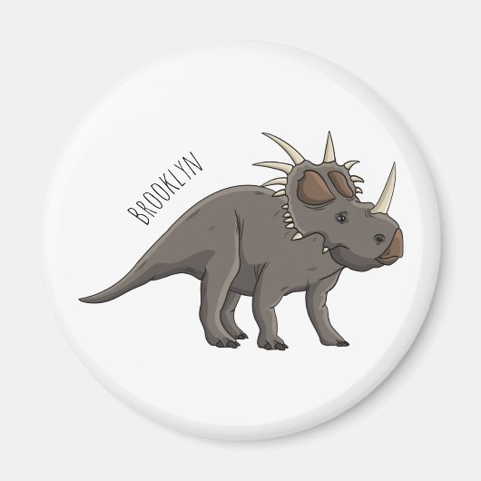 Aimant Illustration de Styracosaurus (Devant)