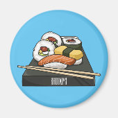 Aimant Illustration de sushi (Devant)
