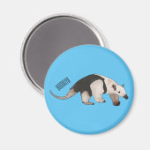 Aimant Illustration de Tamandua (Recto/Verso)