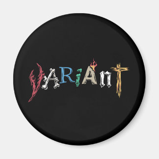 Aimant illustration_de_une_police_qui_lit_une_variante