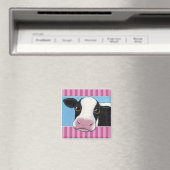 Aimant Illustration de vaches blanches et noires mignonne (In Situ (Lave-vaisselle))