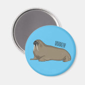 Aimant Illustration de Walrus (Recto/Verso)