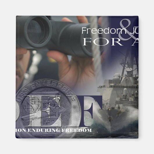 Aimant Illustration des membres d'équipage (Devant)