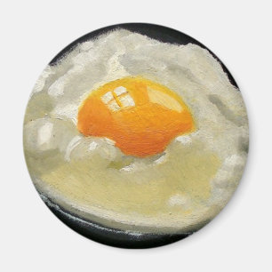 AIMANT ILLUSTRATION D'OEUF AU PLAT