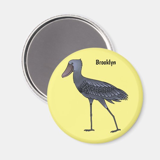 Aimant Illustration d'oiseau de cordonnier (Recto/Verso)