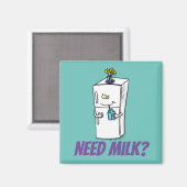 Aimant Illustration drôle de réfrigérateur (Recto/Verso)