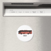 Aimant Illustration du bus (In Situ (Lave-vaisselle))