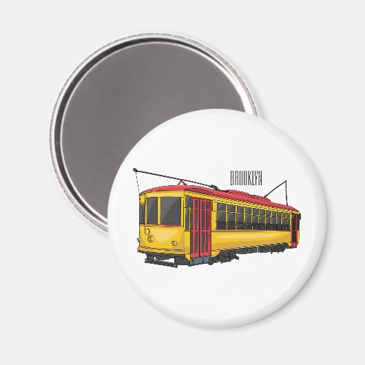 Aimant Illustration du chariot Mata (Recto/Verso)