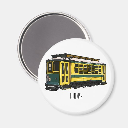 Aimant Illustration du chariot Mata (Recto/Verso)