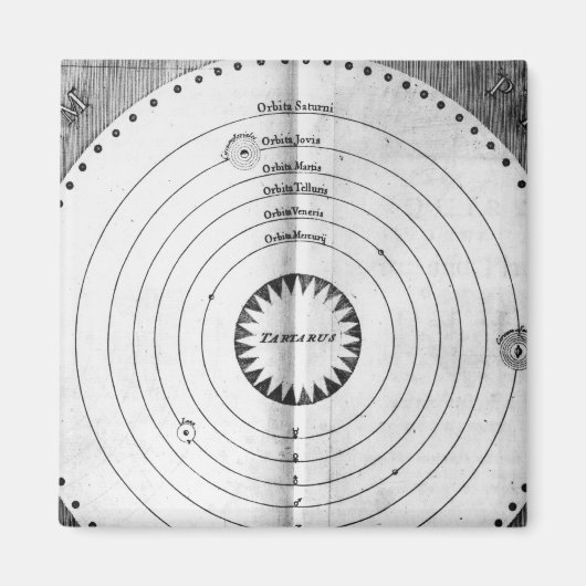 Aimant Illustration du Cosmos (Devant)