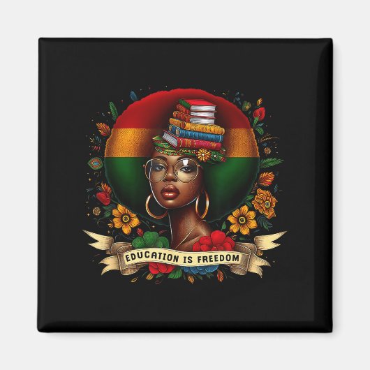 Aimant Illustration du Mois de l'histoire des Noirs pour  (Devant)