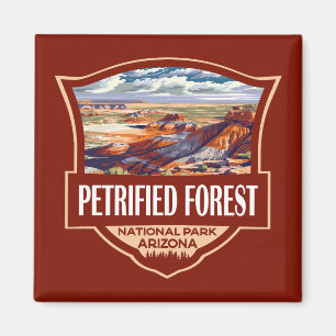 Aimant Illustration du parc national de la Forêt pétrifié