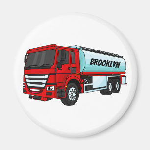 Aimant Illustration du transport de carburant par camion-