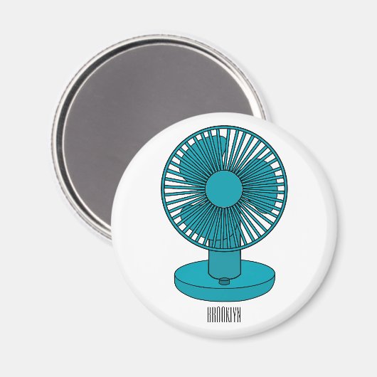 Aimant Illustration du ventilateur (Recto/Verso)