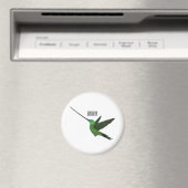Aimant Illustration d'un colibri à bec épée (In Situ (Lave-vaisselle))