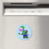 Aimant Illustration D'Un Joueur De Spinosaurus. (In Situ (Lave-vaisselle))