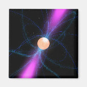 Aimant Illustration d'un pulsar 2 (Devant)