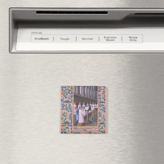 Aimant Illustration d'un service funéraire (In Situ (Lave-vaisselle))