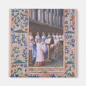 Aimant Illustration d'un service funéraire (Devant)