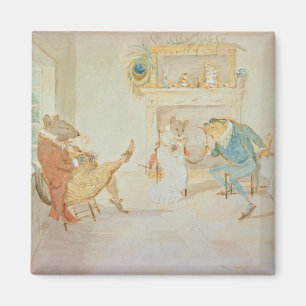 Aimant Illustration 'd'une grenouille qu'il un Go