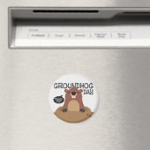 Aimant Illustration d'une journée de marmotte (In Situ (Lave-vaisselle))