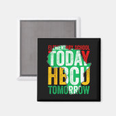 Aimant Illustration École Élémentaire Aujourd'hui HBCU De (Recto/Verso)