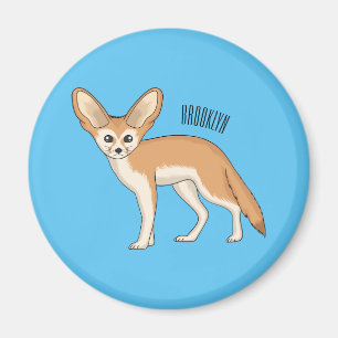 Aimant Illustration Fennec fox
