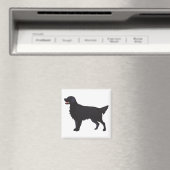 Aimant Illustration Flat-Coated Retriever Dog Breed (In Situ (Lave-vaisselle))