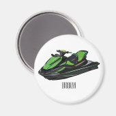 Aimant Illustration Jet ski (Recto/Verso)